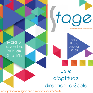 Stage direction d'école